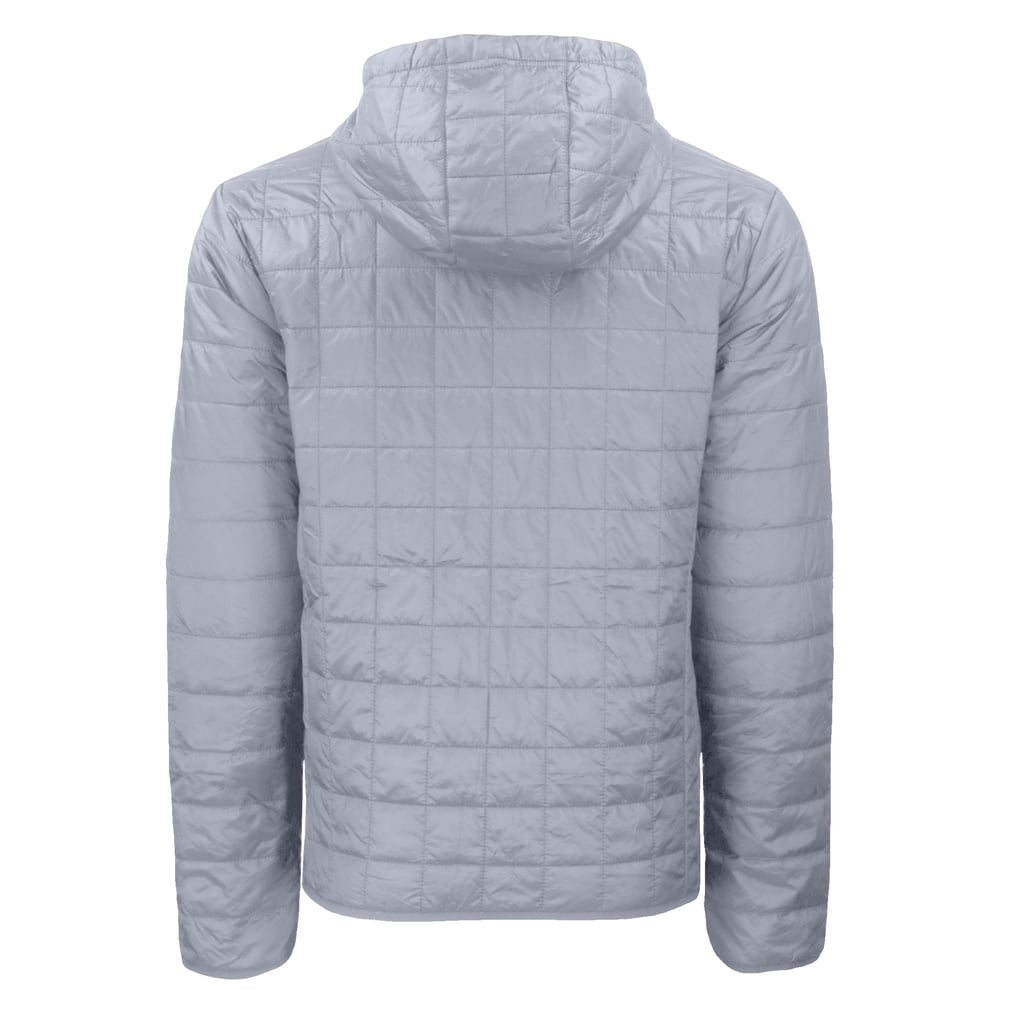 Winston-Salem State Rams Cutter & Buck Rainier Eco PrimaLoft Hooded Full-Zip Jacket - Gray